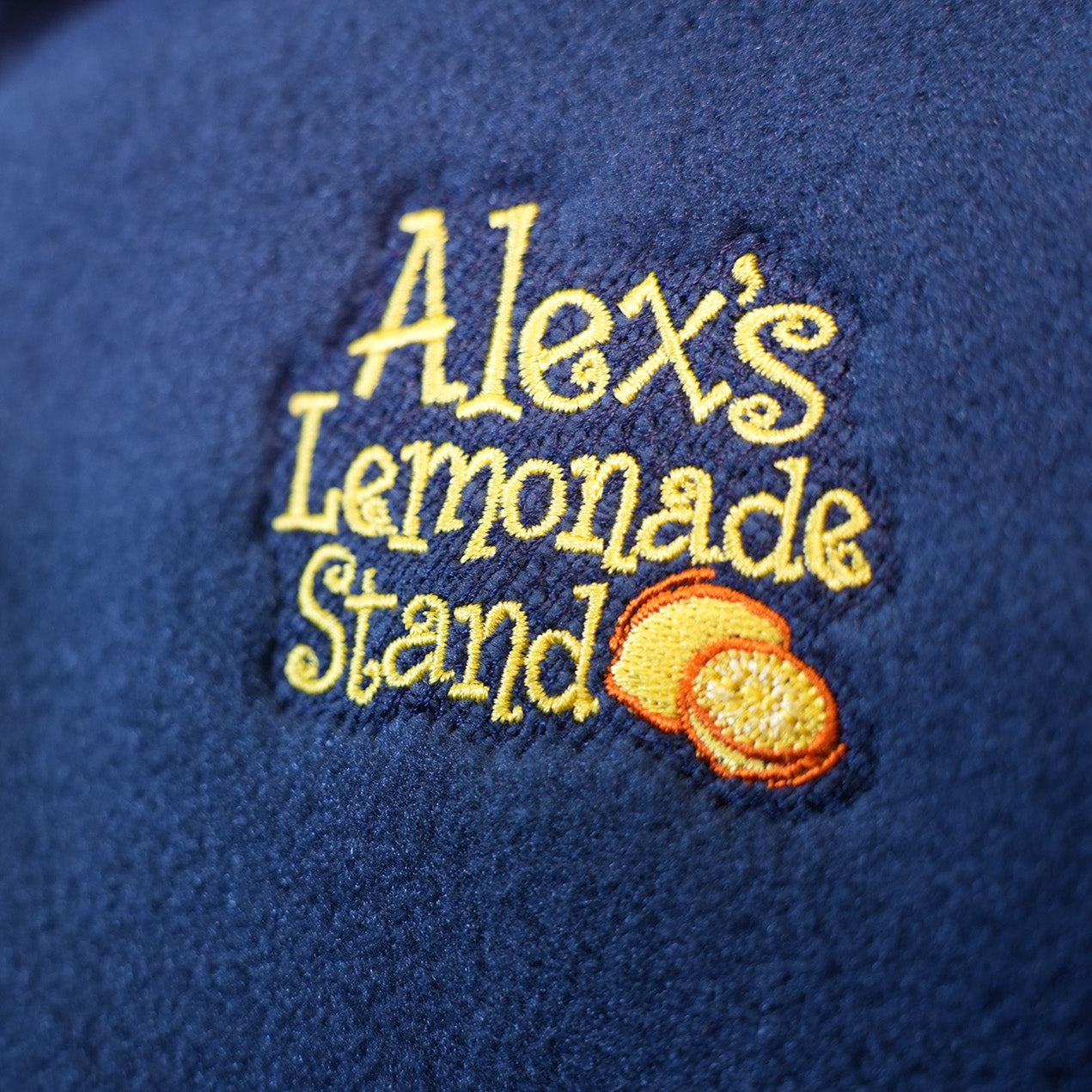 Full-Zip Fleece Jacket with Embroidered ALSF Logo