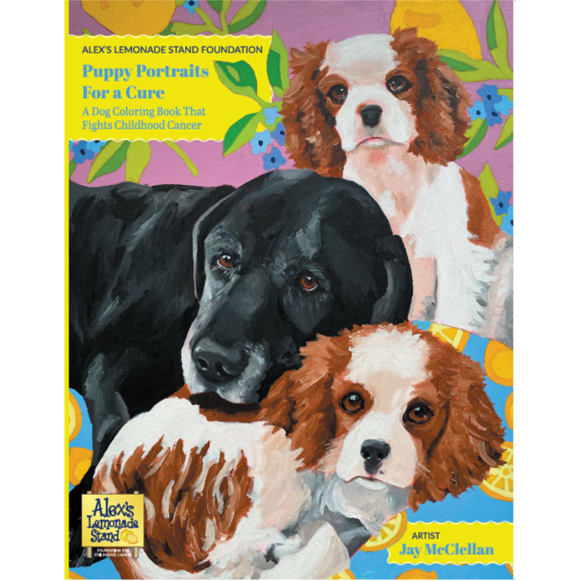 Puppy Portraits Coloring Book – Alex's Lemonade Stand Foundation Shop