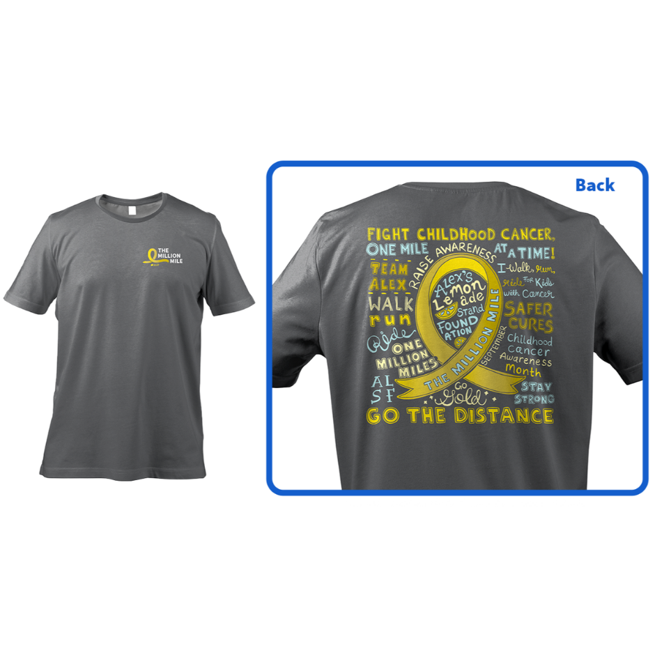 Million Mile T-Shirt 2024 – Alex's Lemonade Stand Foundation Shop