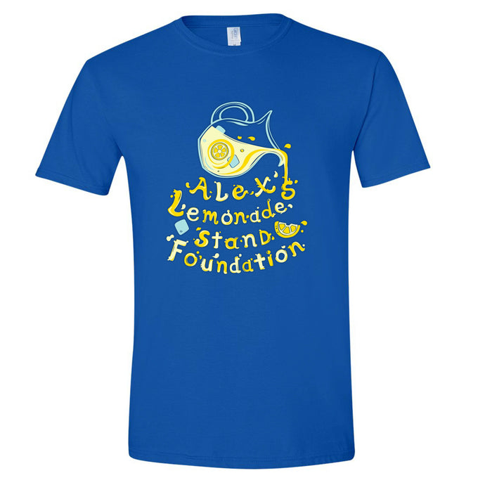 Modern Lemonade Pitcher Blue Shirt