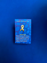 Gold Ribbon Pins