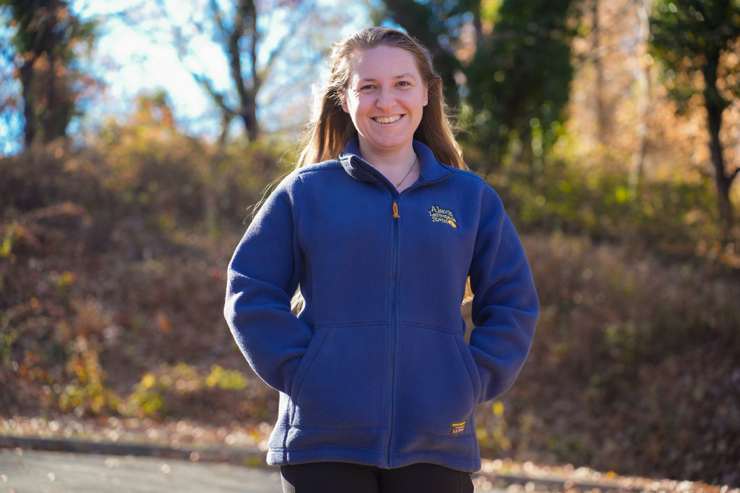 L.L. Bean Full-Zip Fleece Jacket with Embroidered ALSF Logo