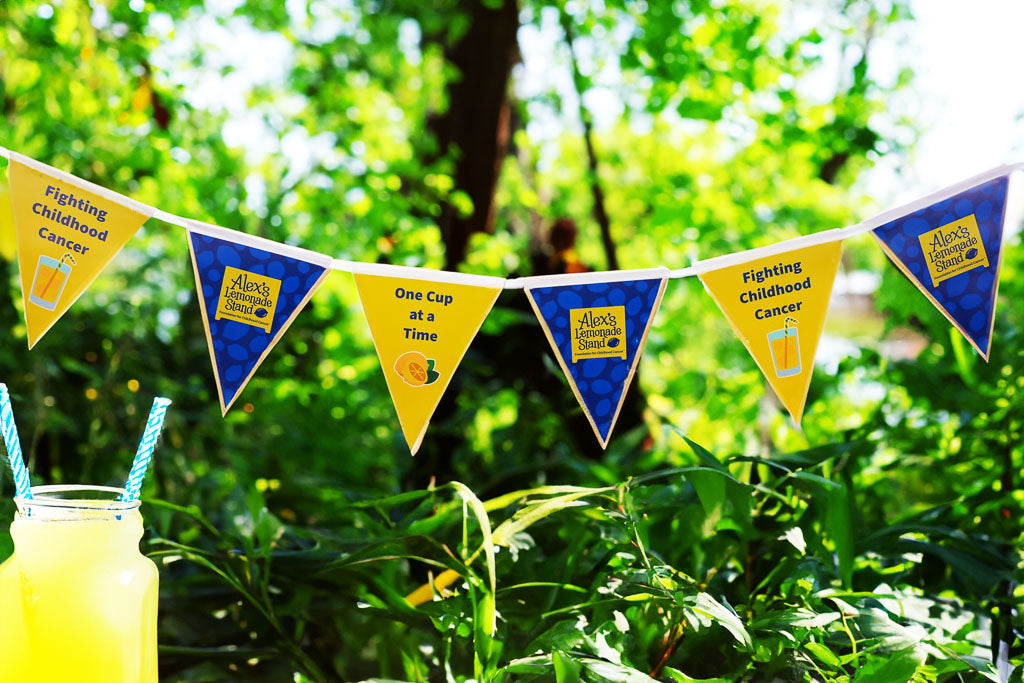 Lemonade Stand Pennant Flag Decoration