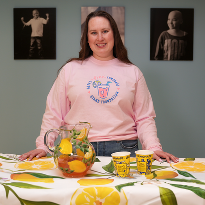 Unisex Pink Lemonade Comfort Colors Long Sleeve Tee