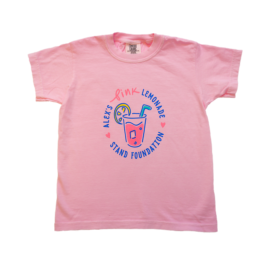 Youth Pink Lemonade Comfort Colors Short Sleeve Tee