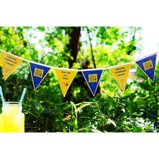 Lemonade Stand Pennant Flag Decoration