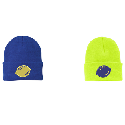 Lemon Knit Winter Hat