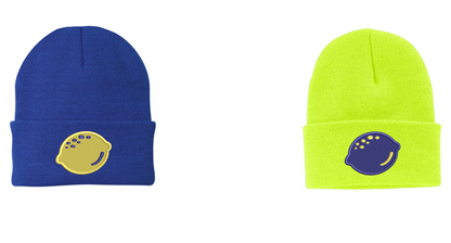 Lemon Knit Winter Hat