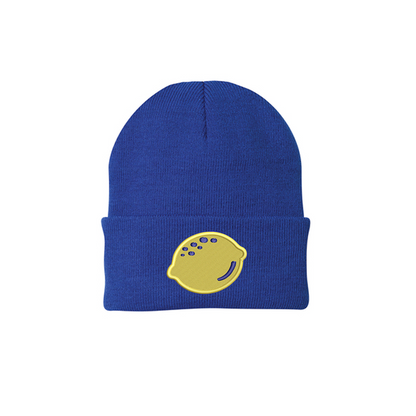 Lemon Knit Winter Hat
