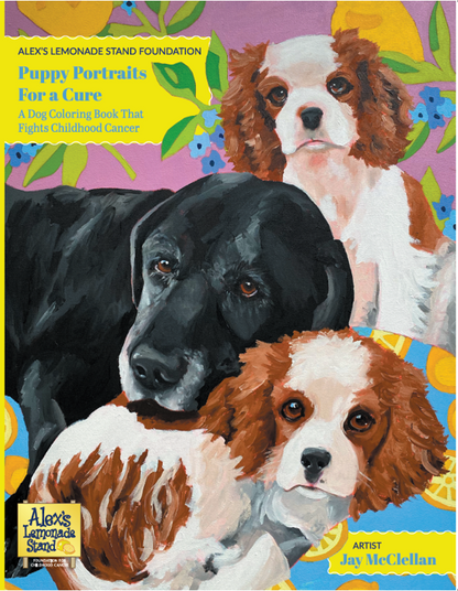 Puppy Portraits Coloring Book