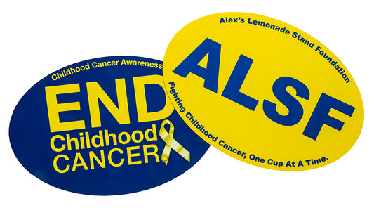 Childhood Cancer Awareness 2pk Car Magnet Set