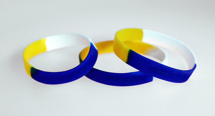 ALSF Tri-Color Youth Size Wristband
